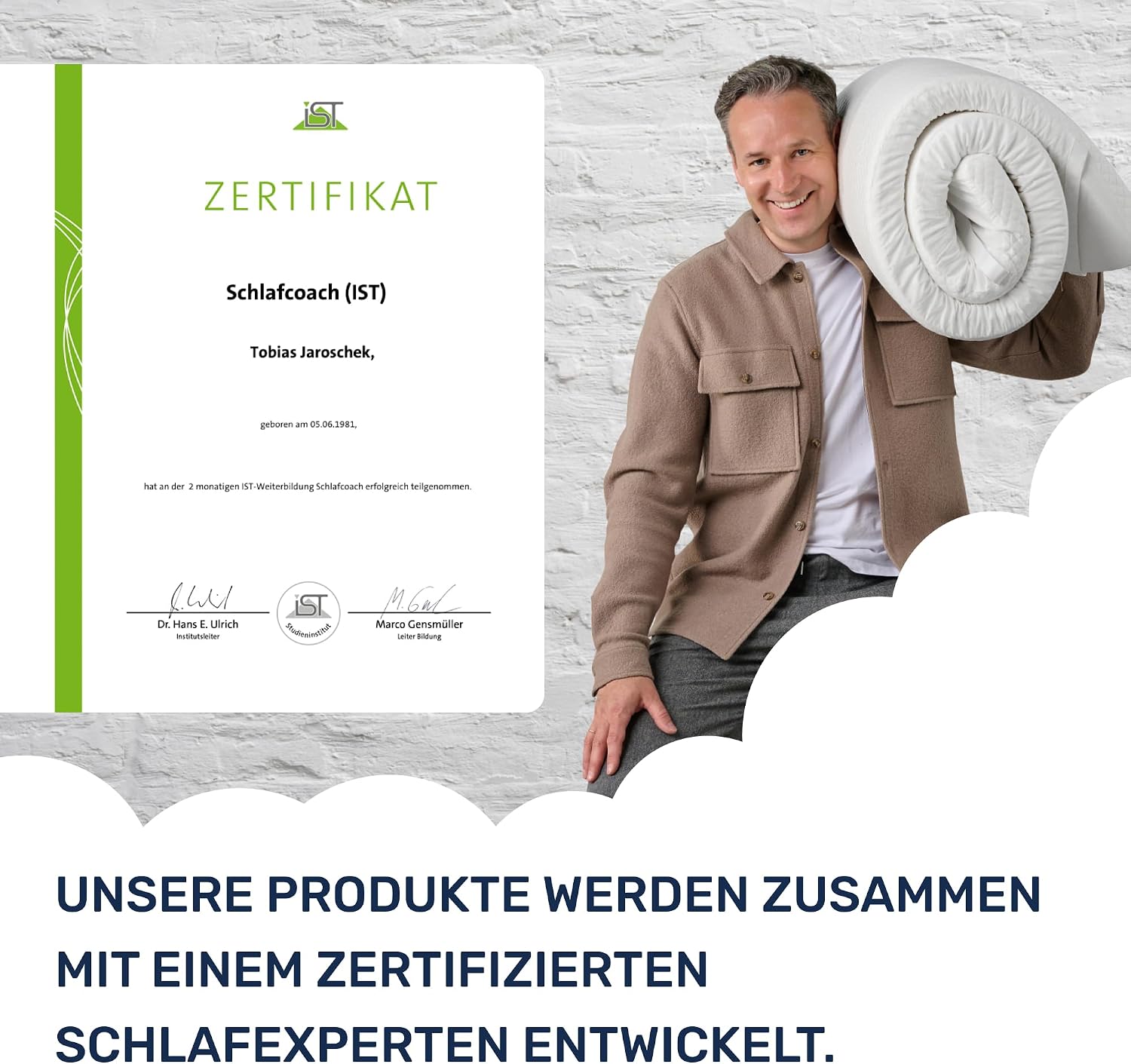 Detalle 2 de Dailydream Matratzen Topper 90x190 5 cm