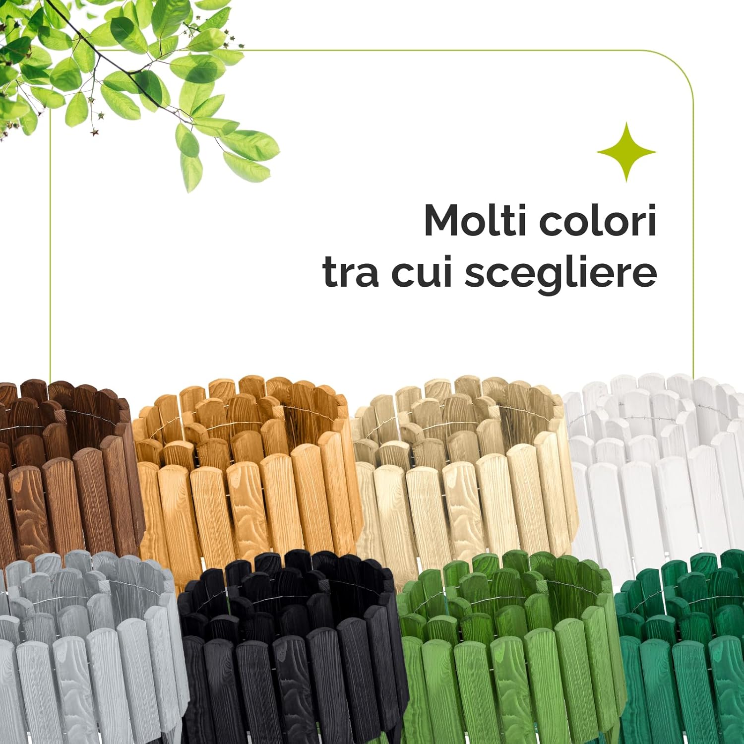 Thumbnail 4 de Garronda Rollborder in legno flessibile GD-0046 marrone scuro, 200 cm, altezza 20 cm