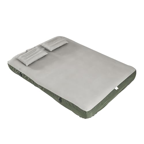 Detalle de SoBuy Camping Matratze 2 Personen mit Pumpe 191x22x137 cm – zuverlässig für Outdoor und Gästezimmer