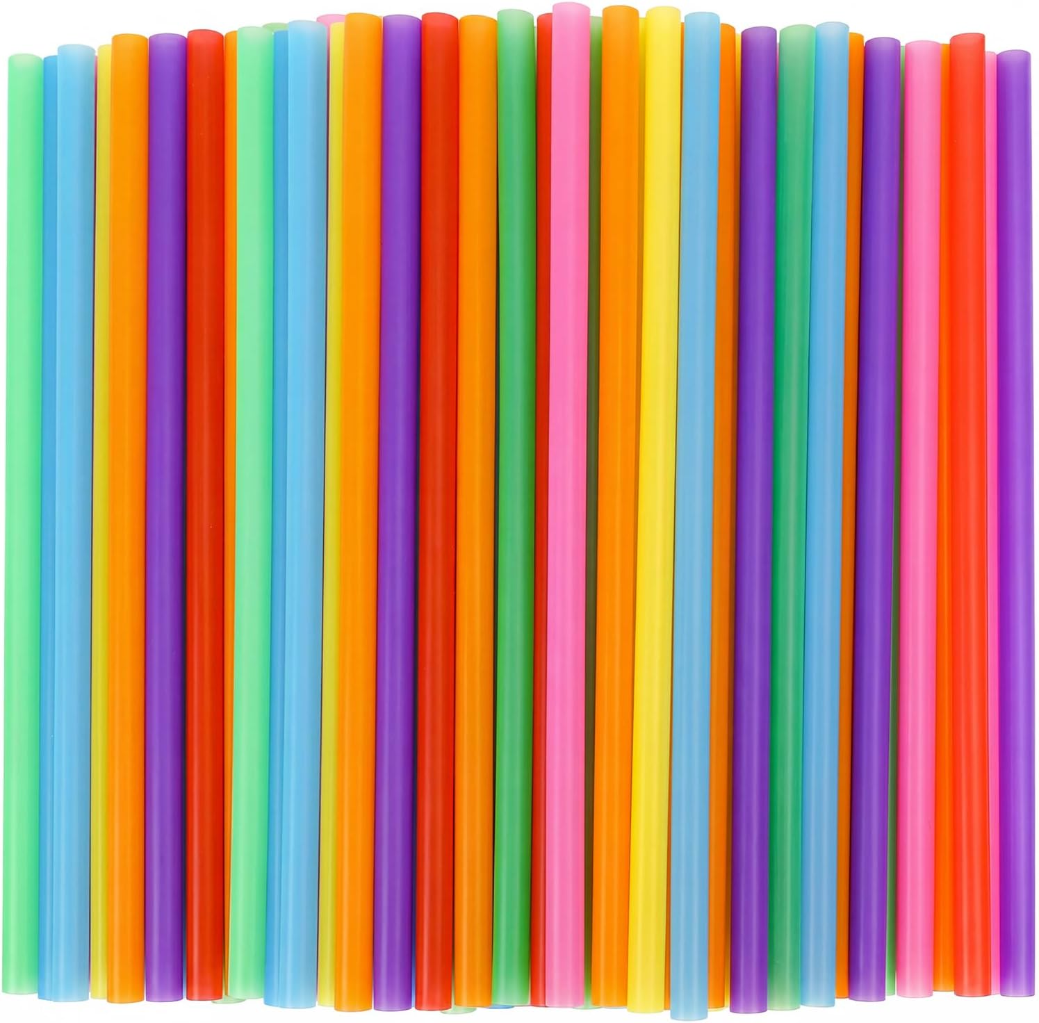 Detalle de TOMNK Jumbo Disposable Smoothie Straws, 10.3-Inch, 0.4-Inch, 120 Pack