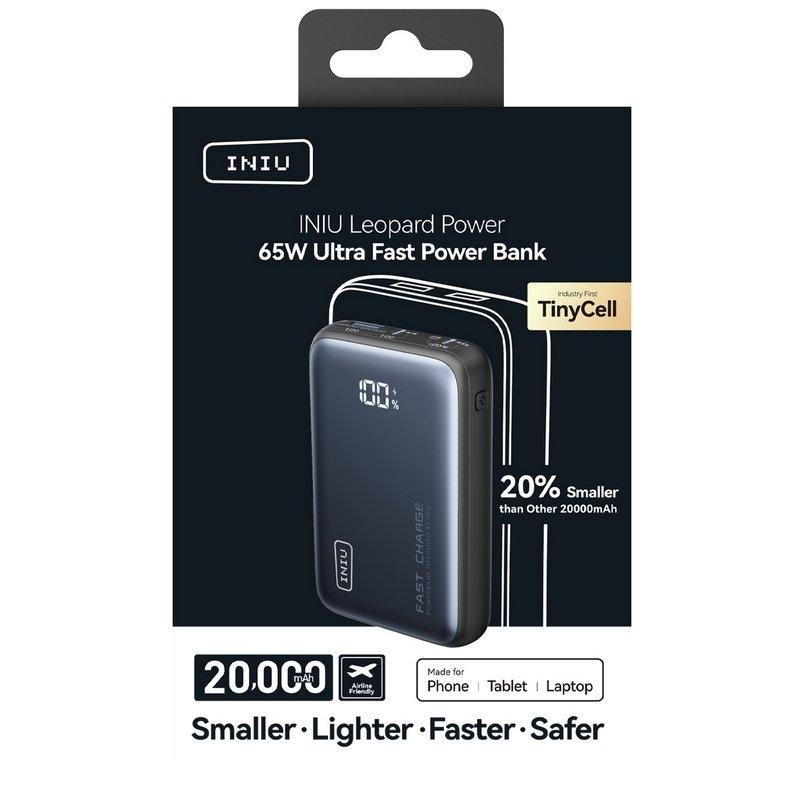 Detalle de INIU Leopard Power 20000mAh 65W