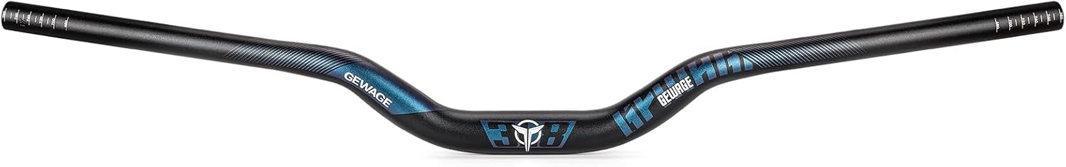 GEWAGE 780 mm Riser Bar — 6061 aluminium, 31.8mm clamp, 12° backsweep, adjustable rises (25/55/70/90/120mm) for MTB/Road/Hybrid use