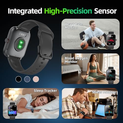 Thumbnail 6 de uaue Smartwatch Herren – 1,91 Zoll AMOLED mit Alexa, Telefonfunktion und umfangreichem Gesundheits- und Fitness-Tracking