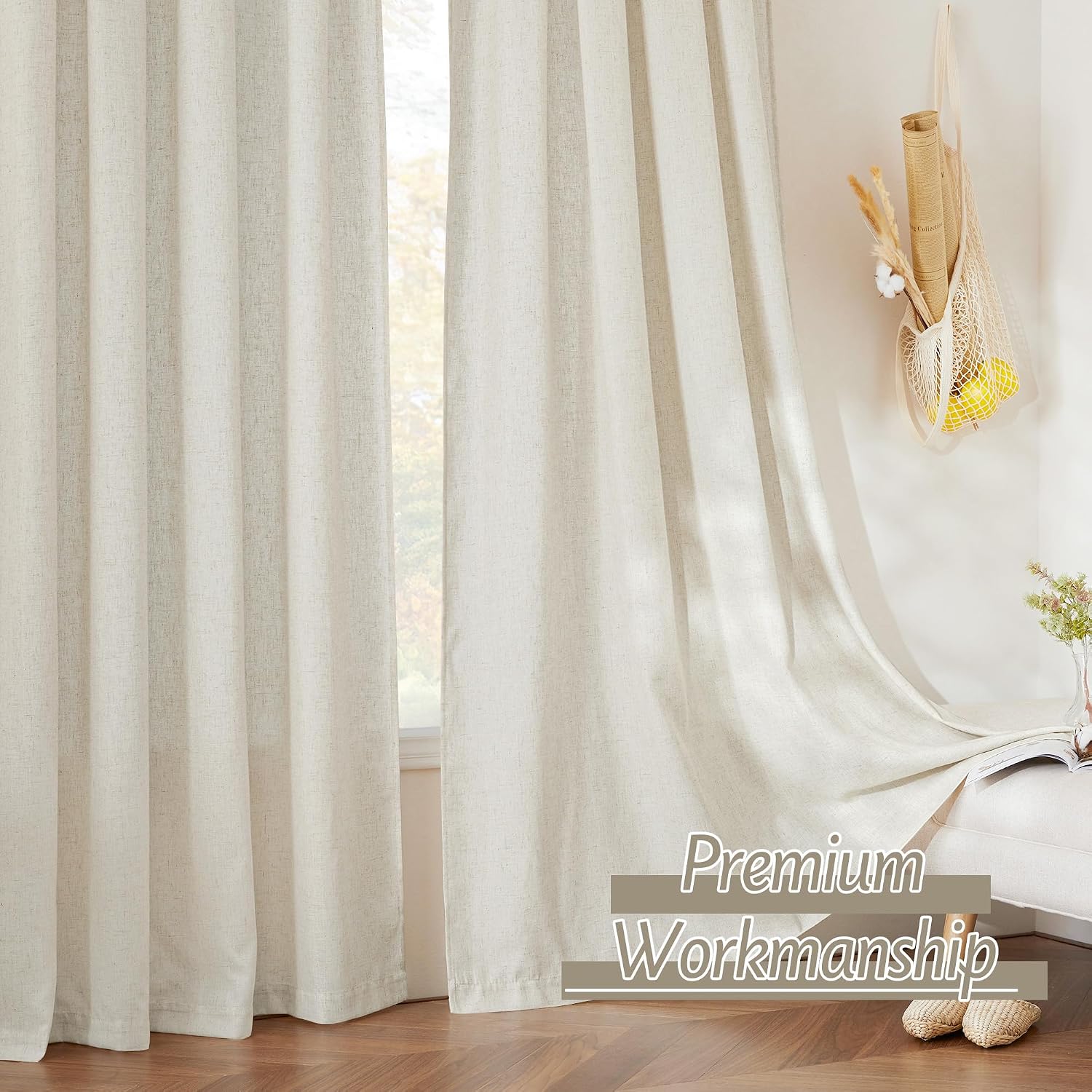 Detalle de RYB HOME Curtains, 45-Inch