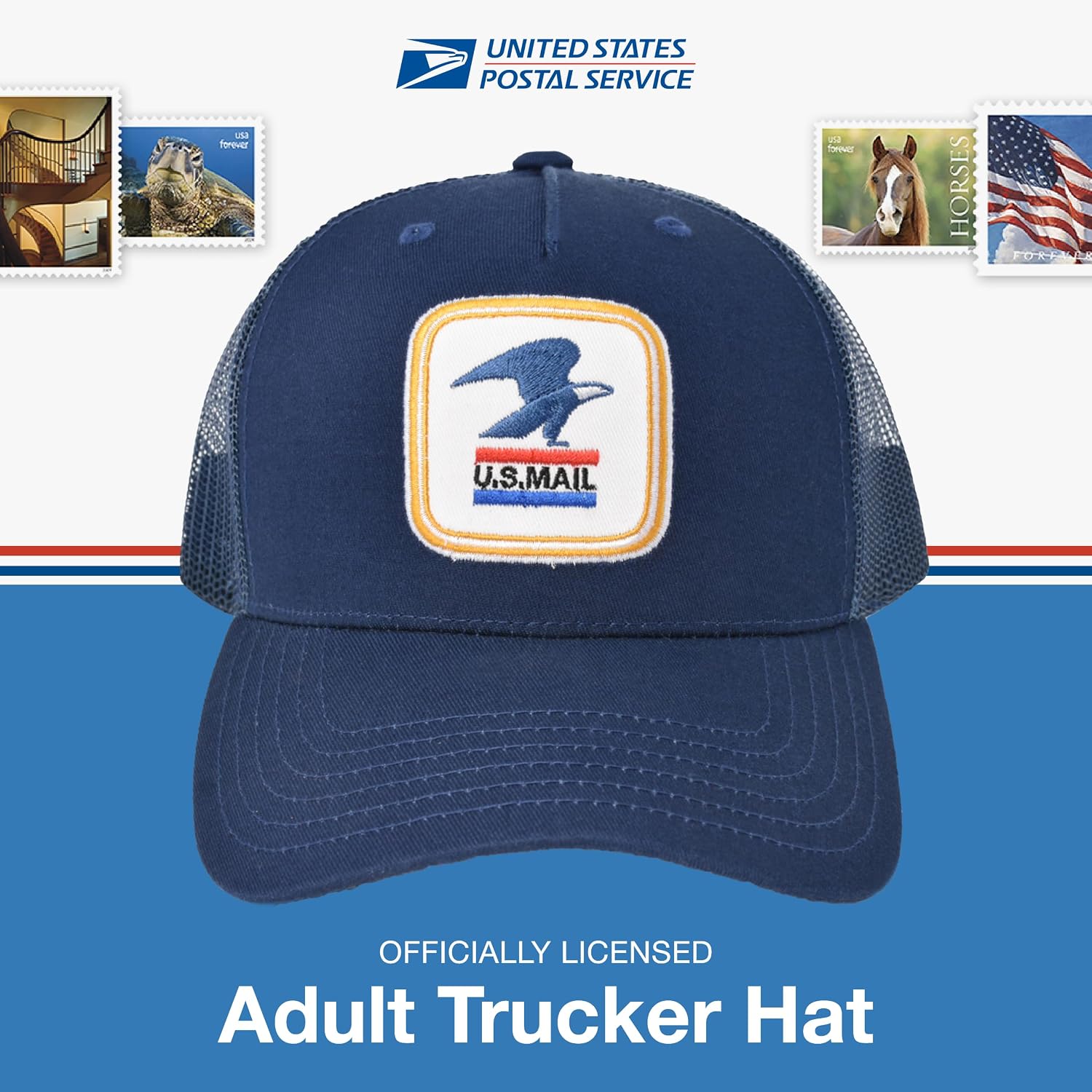Detalle 2 de USPS Trucker Hat, One Size