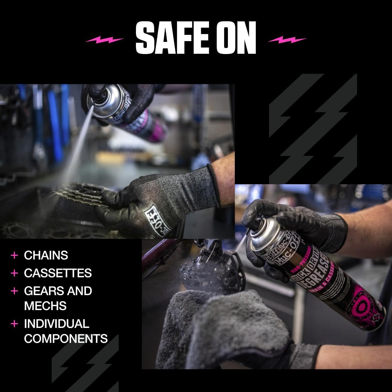 Detalle 2 de Muc-Off sgrassante spray per catene ad asciugatura rapida 750 ml