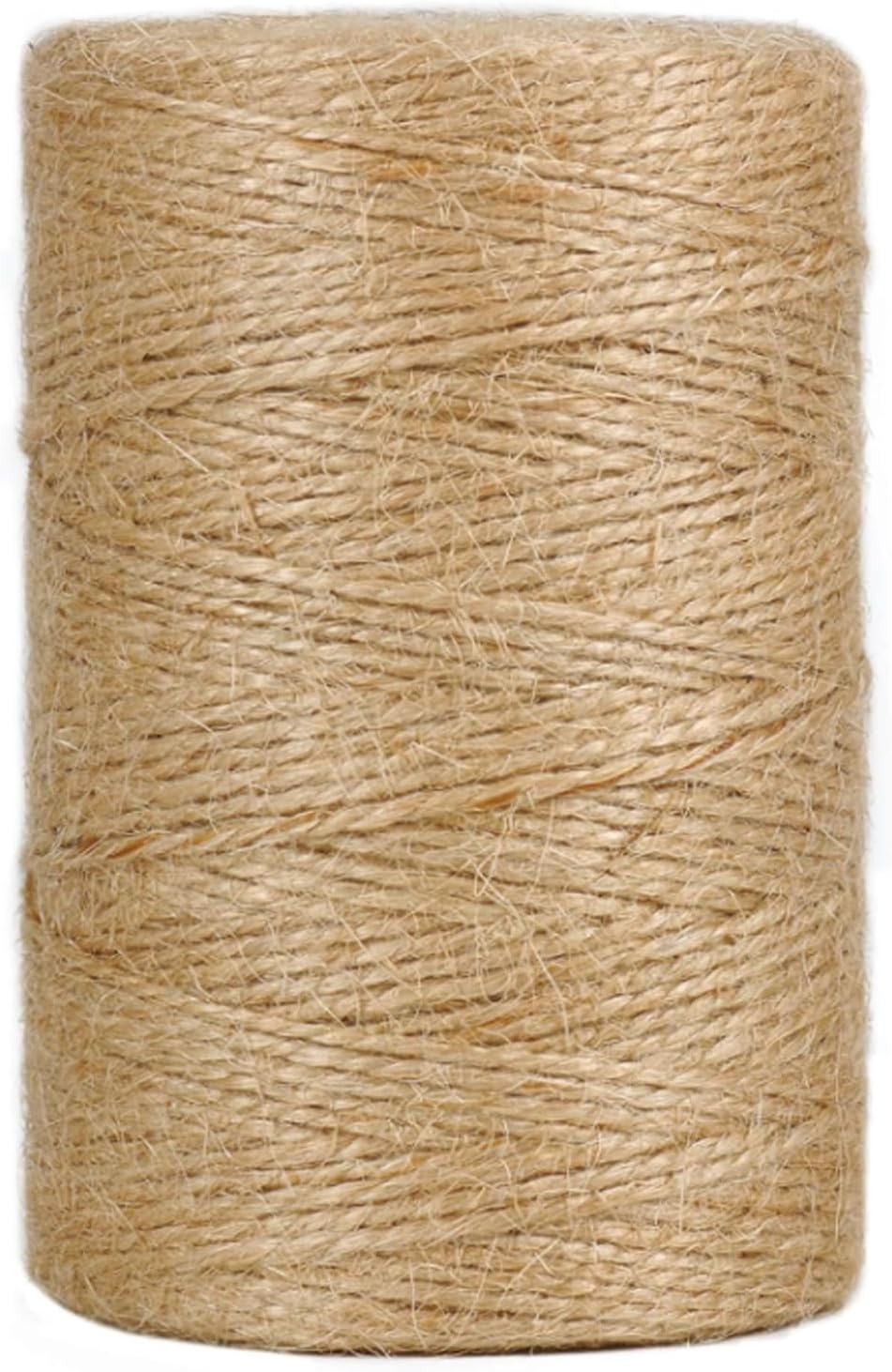 Detalle de Garten Juteschnur 1 mm (500 m) – Naturfaser-Bindegarn auf Pappspule zum Basteln & Garteneinsatz