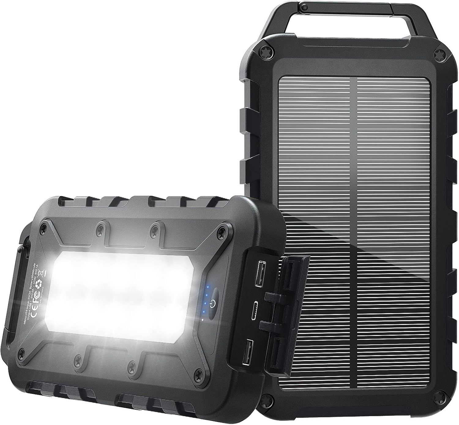 Detalle de TOENNESEN Cargador Solar 26800mAh Power Bank 15W