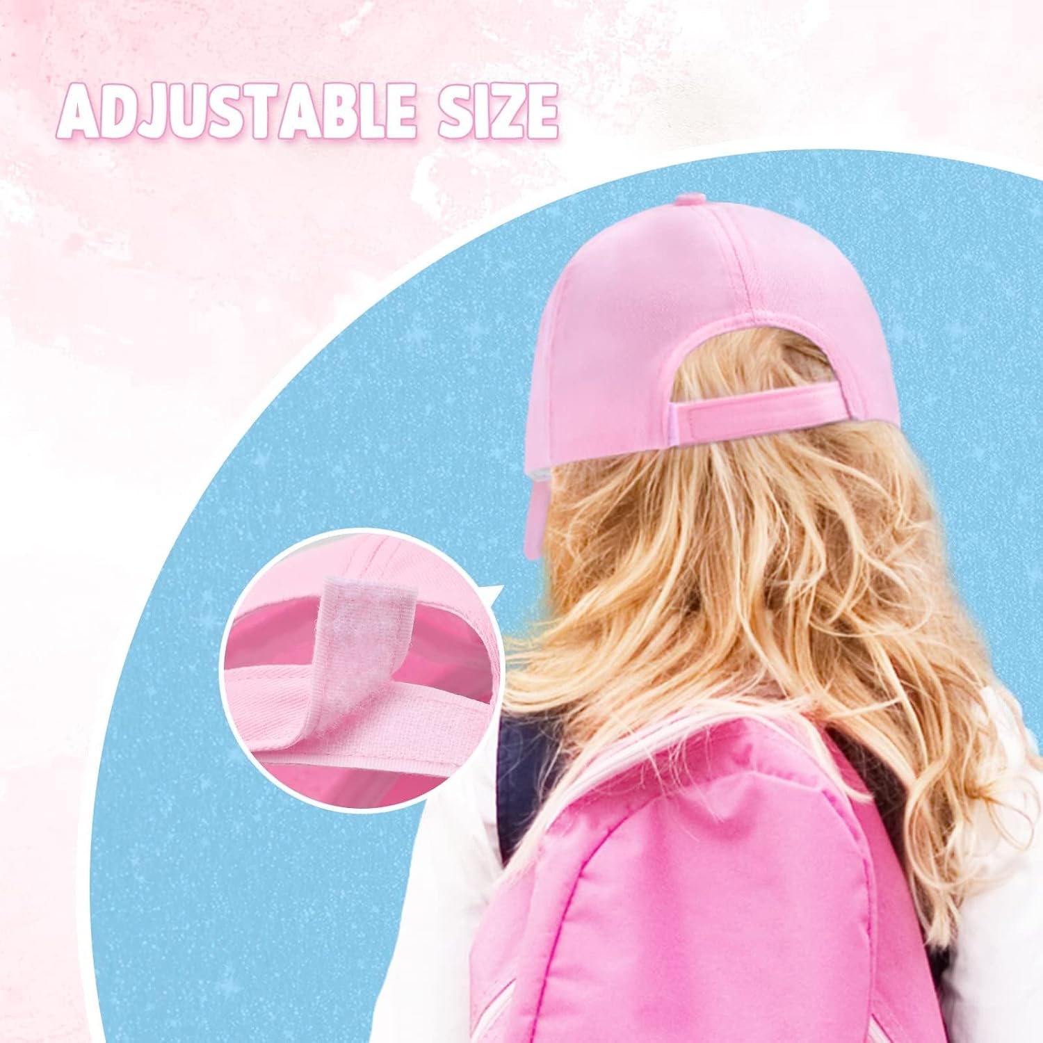 Thumbnail 5 de WAWSAM Mädchen Baseballkappe mit Wendepailletten – verstellbare Cap, Einhornmotiv, 3–8 Jahre