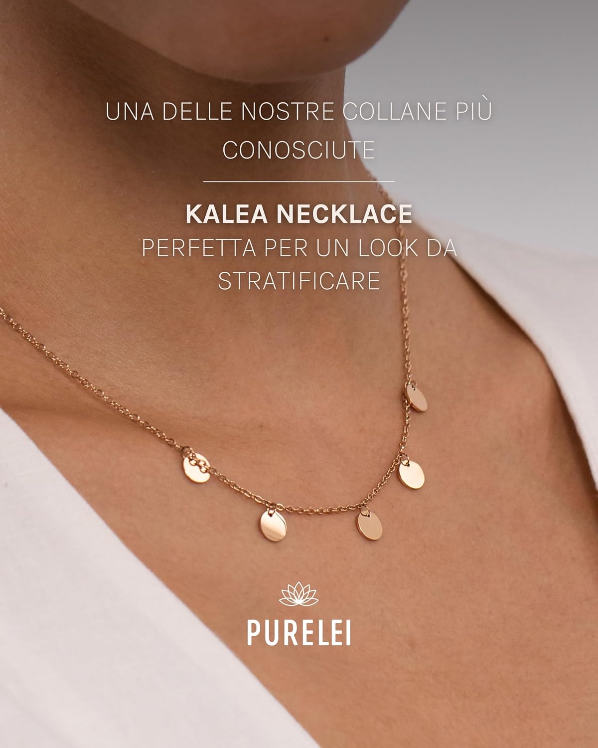 Detalle 2 de Purelei Kalea collana in oro rosa