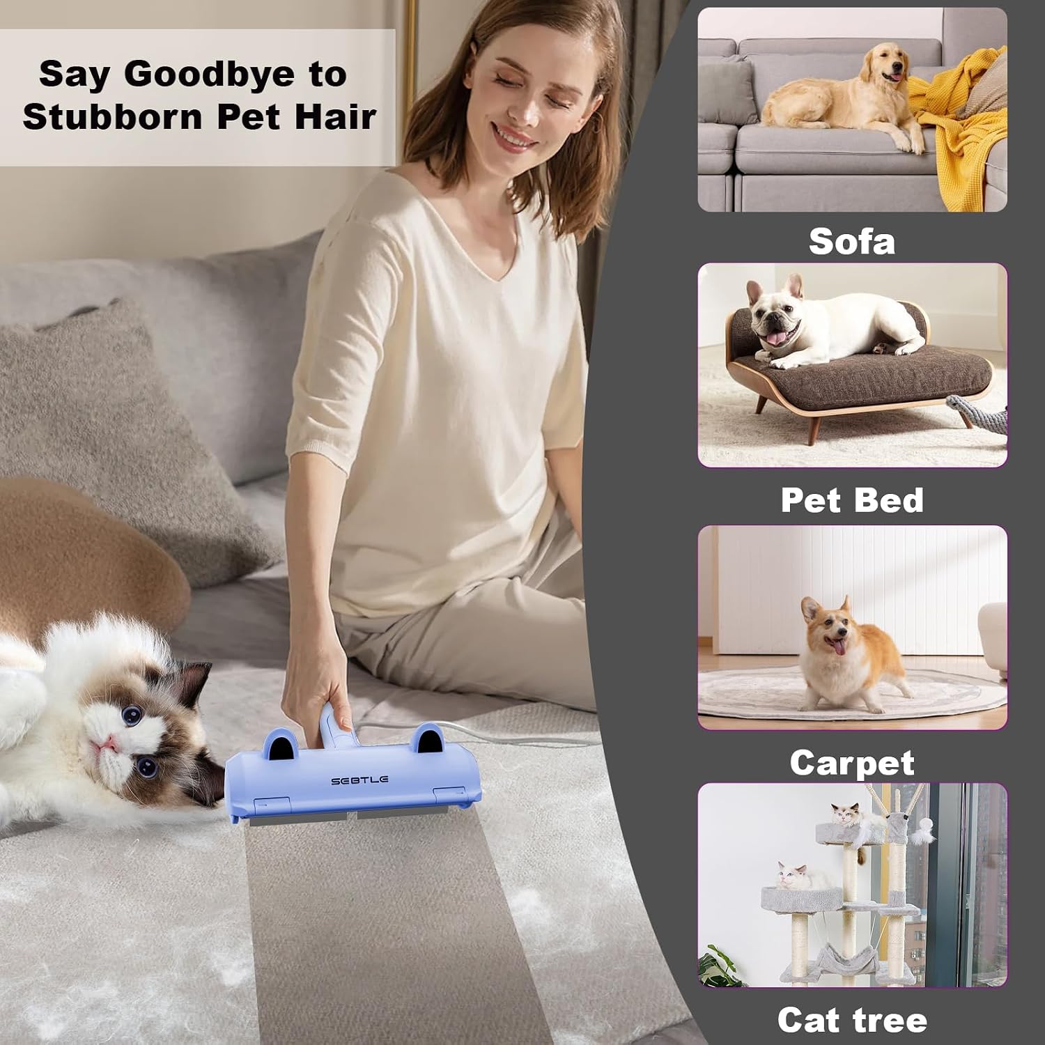 Thumbnail 3 de Sebtle Pet Hair Remover Roller