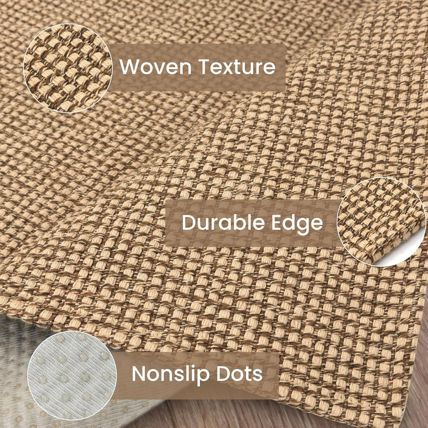 Thumbnail 6 de IOHOUZE 3x20 Washable Non Slip Runner Rug