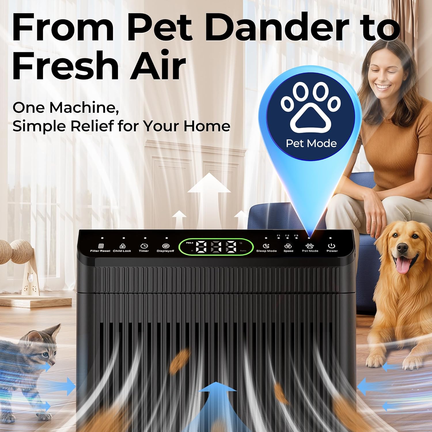 Thumbnail 1 de EVALIT Luftreiniger für Allergiker 200 m²