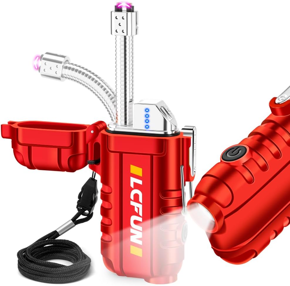 Thumbnail 6 de Rechargeable Electronic Plasma Lighter with Cross Dual Arc, USB Charging, Windproof & Waterproof (Camping & Survival)