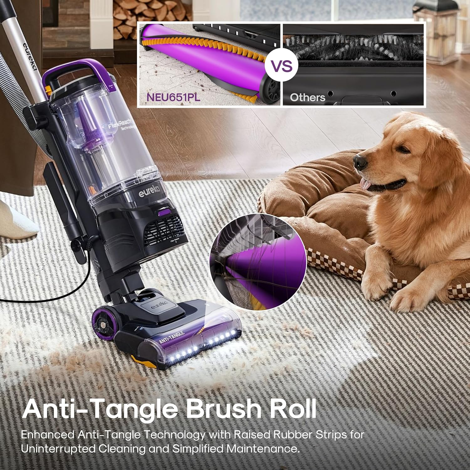 Thumbnail 4 de Eureka FlexReach Upright Vacuum with Large Dust Cup ⚙