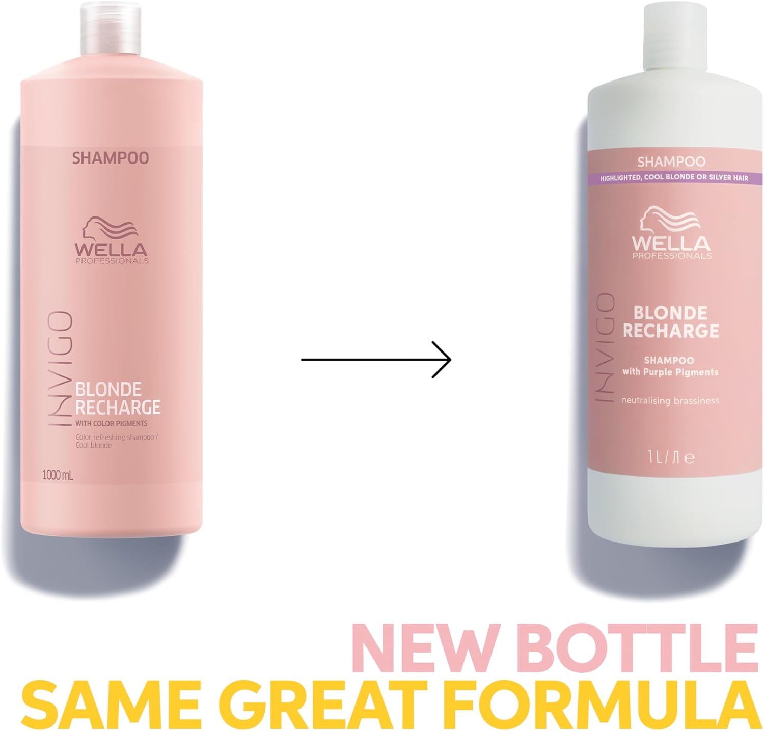 Thumbnail 2 de Wella Professionals Invigo Blonde Recharge Purple Shampoo – colour protection for blonde hair with Vitamin E