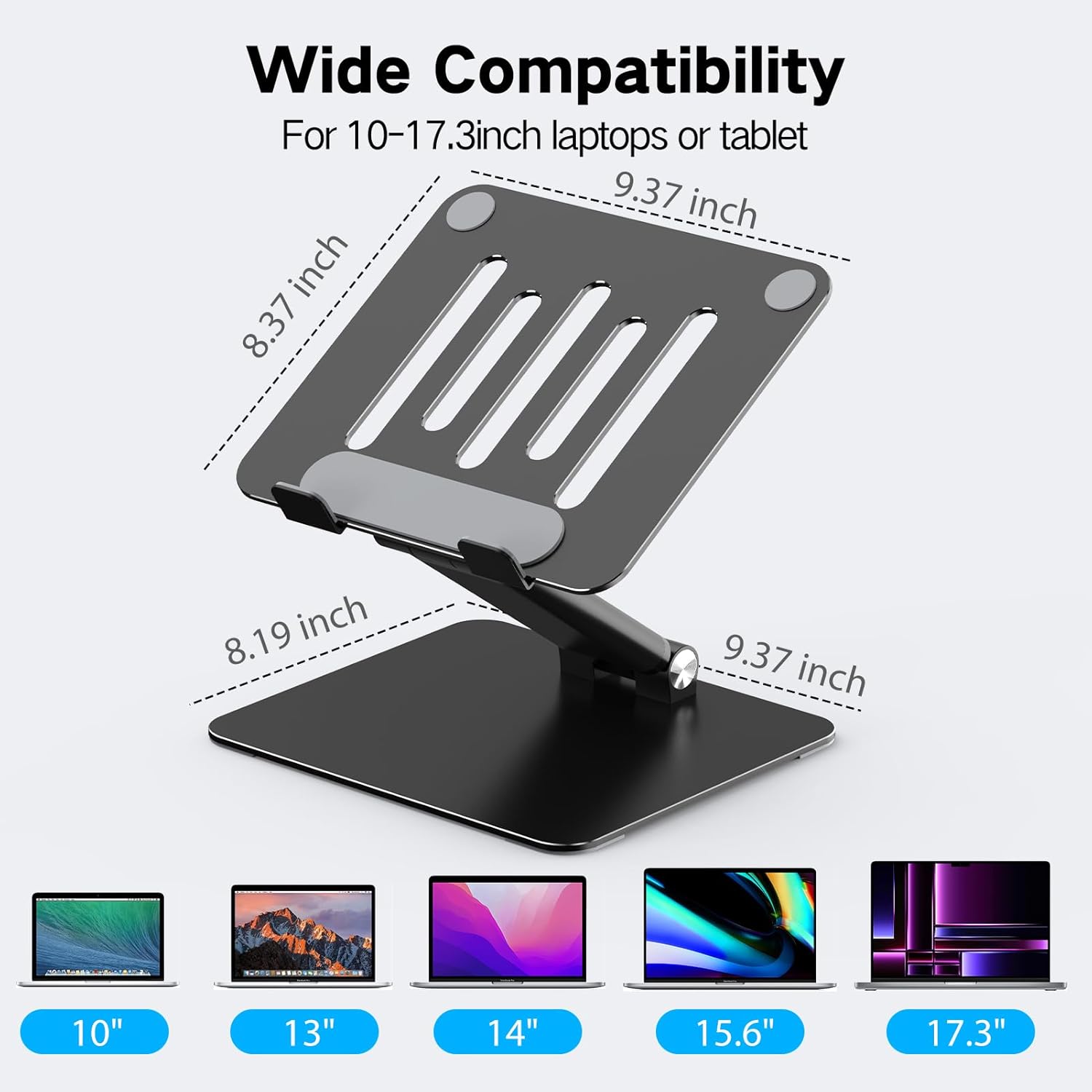 Detalle 1 de Tonmom laptop stand, adjustable ergonomic stand