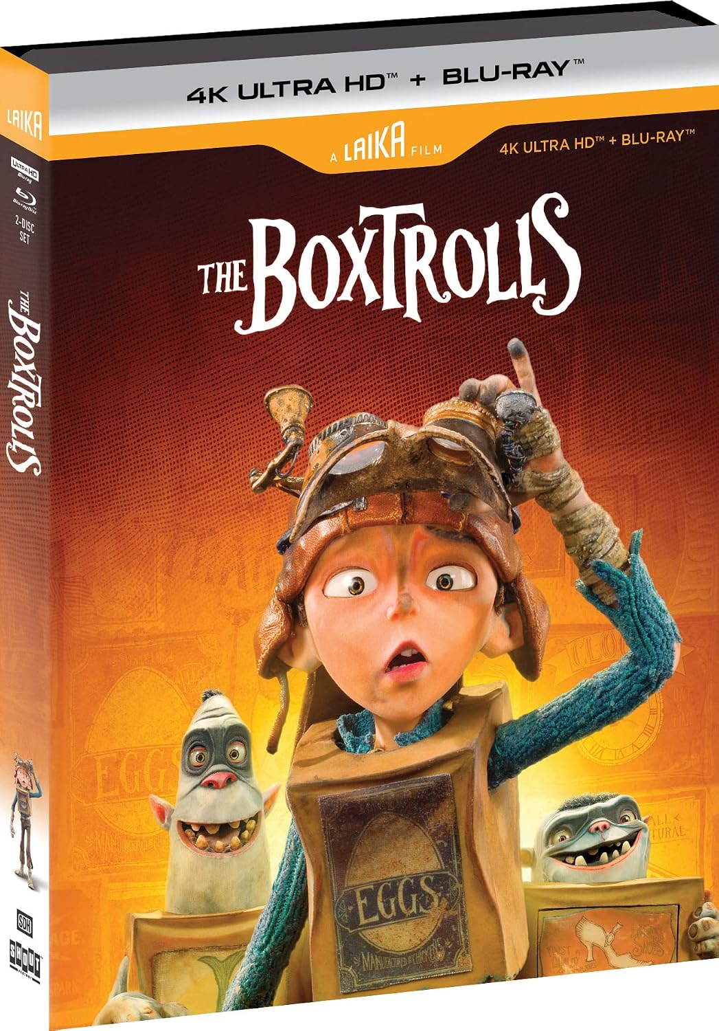 Detalle de The Boxtrolls 4K Ultra HD + Blu-ray with Dolby Atmos and Bonus Features