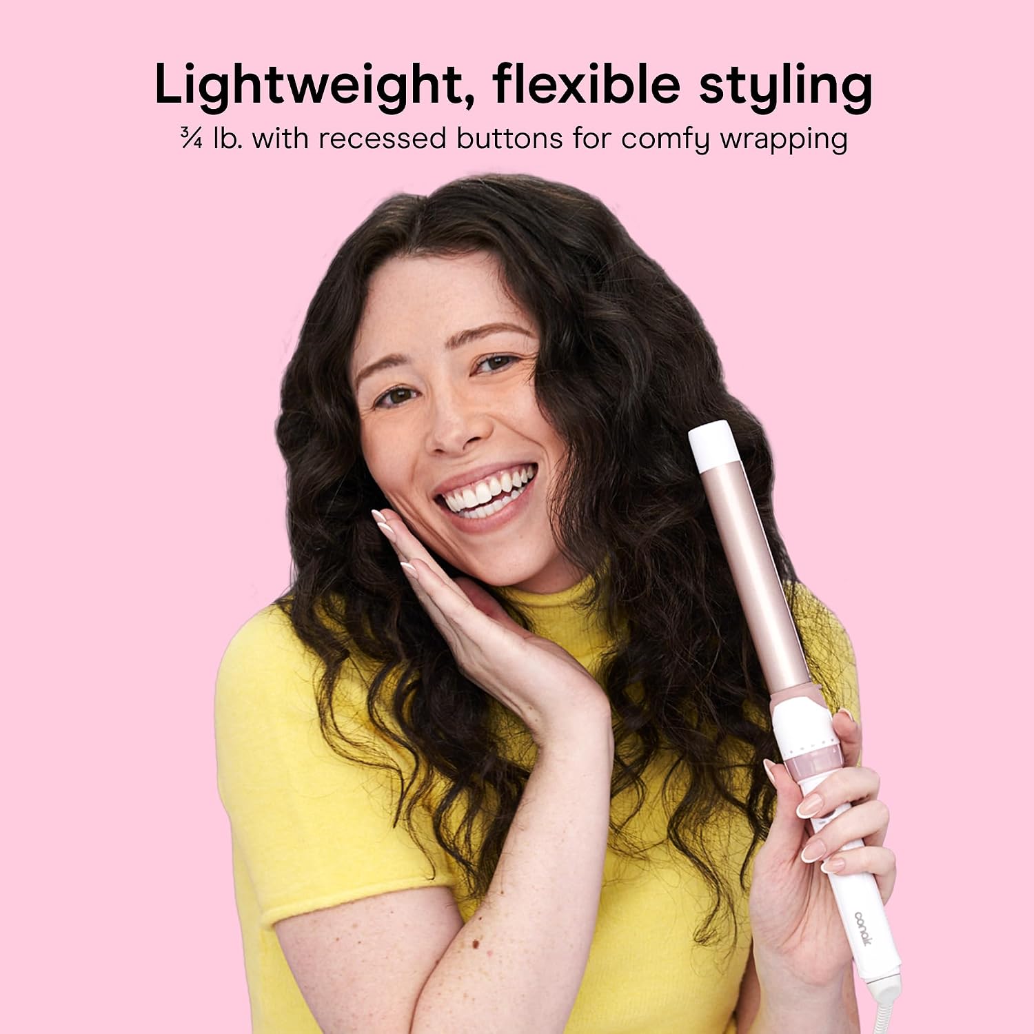 Thumbnail 4 de Conair Double Ceramic 1-Inch Curling Wand for Waves