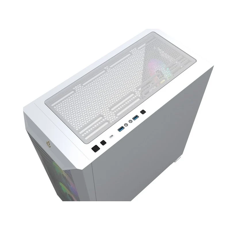 Detalle 1 de Forgeon Arcanite ARGB Torre ATX Blanca 🖥