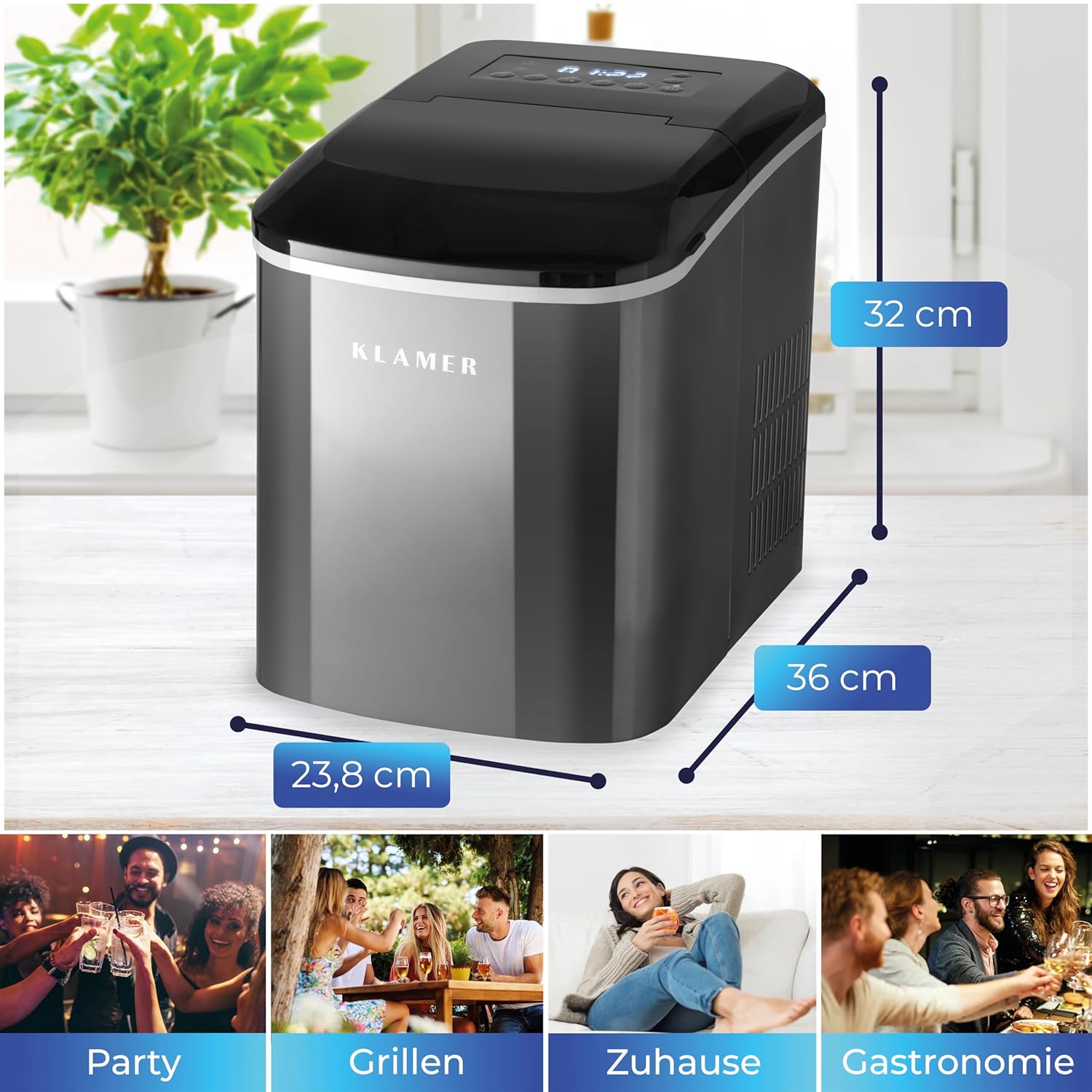Thumbnail 6 de KLAMER Eiswürfelmaschine klein
