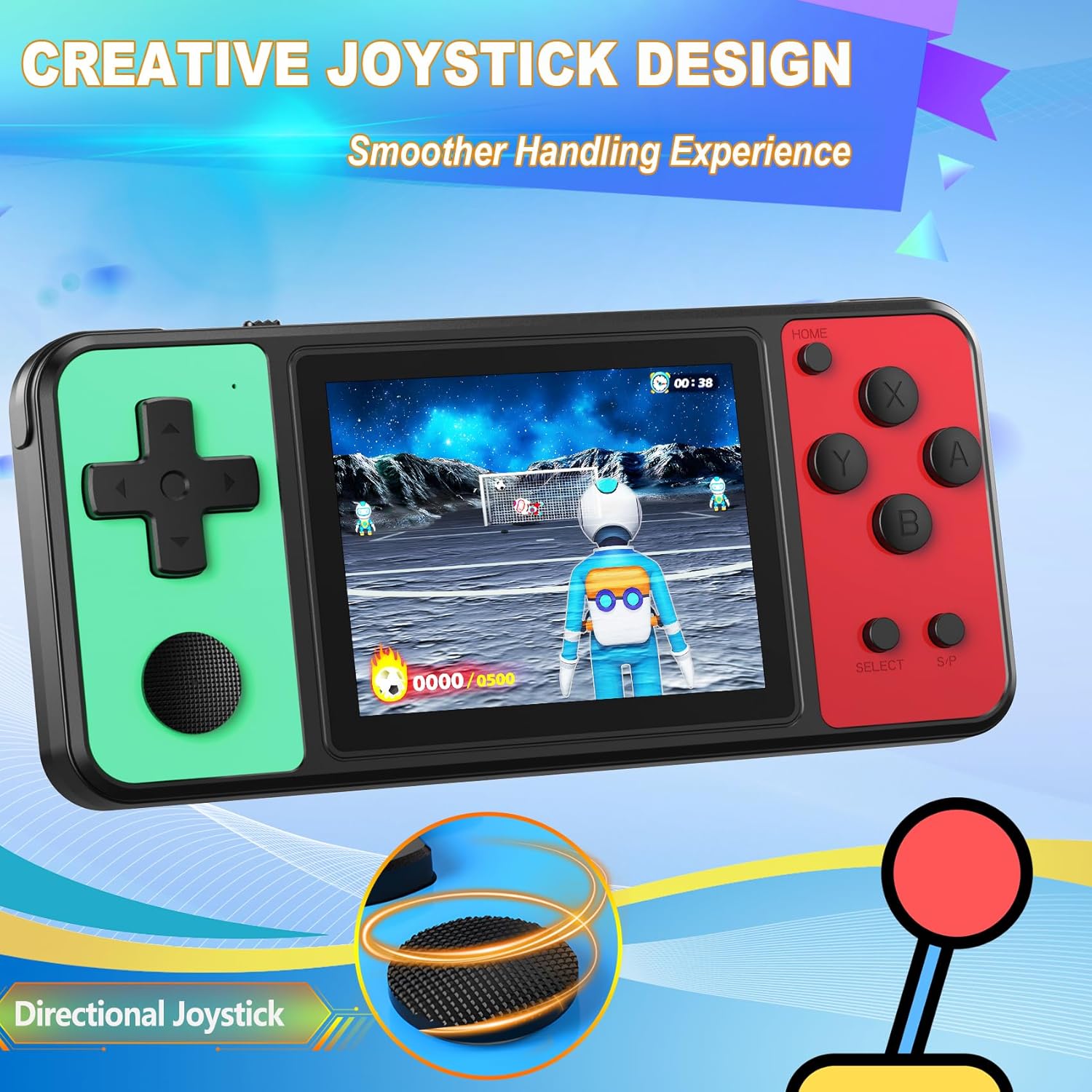 Detalle 2 de ZHISHAN 32 Bit Handheld Games Console with 139 Built-in Games