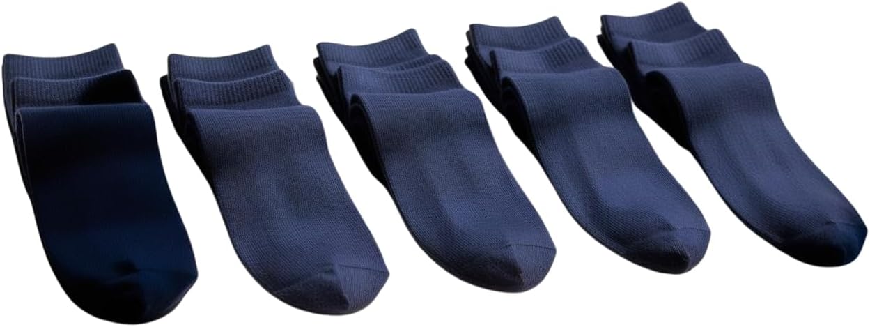 Thumbnail 4 de COSHAL 3 Pairs Children's Plan School Socks – Cotton Rich, Breathable Unisex Pack