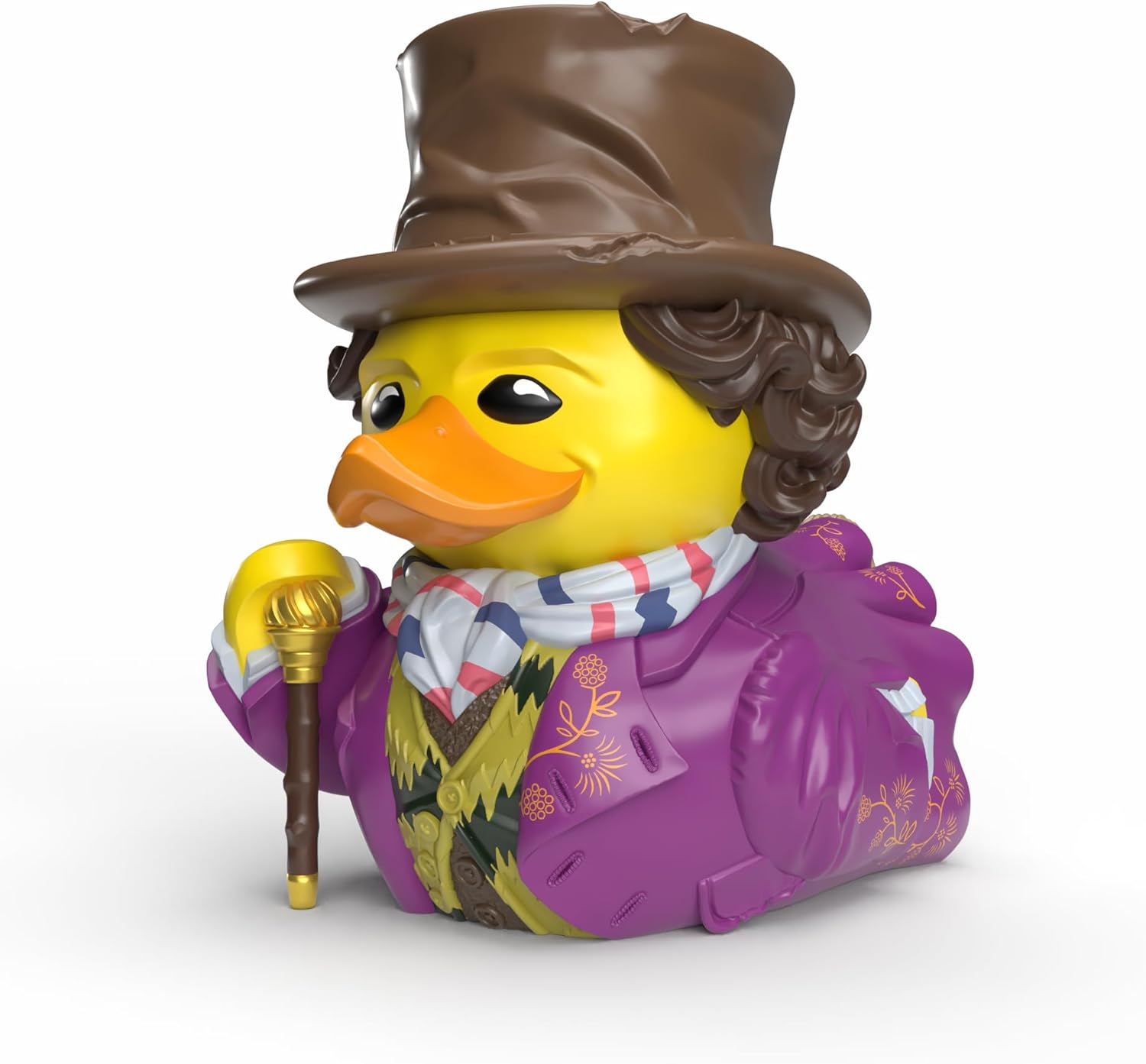 Detalle de TUBBZ Erstausgabe: Willy Wonka als Cosplaying-Gummiente – Vinylfigur