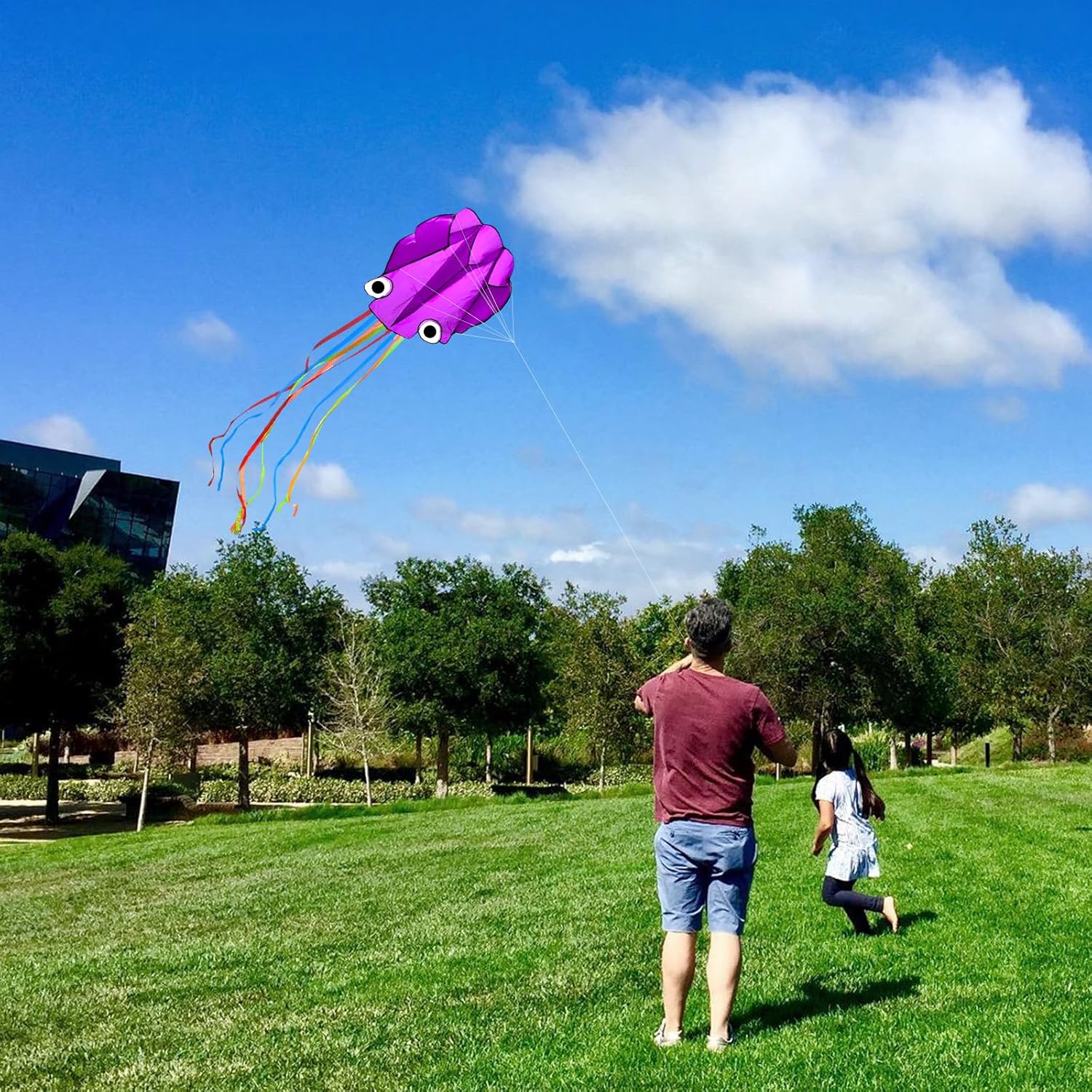 Thumbnail 3 de Kaiciuss Octopus Kite – Easy to Fly 28" x 158" Soft Kite for Kids & Adults