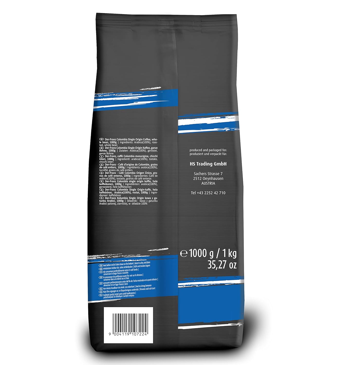 Thumbnail 1 de Der-Franz Columbia Single Origin Kaffee 1000 g