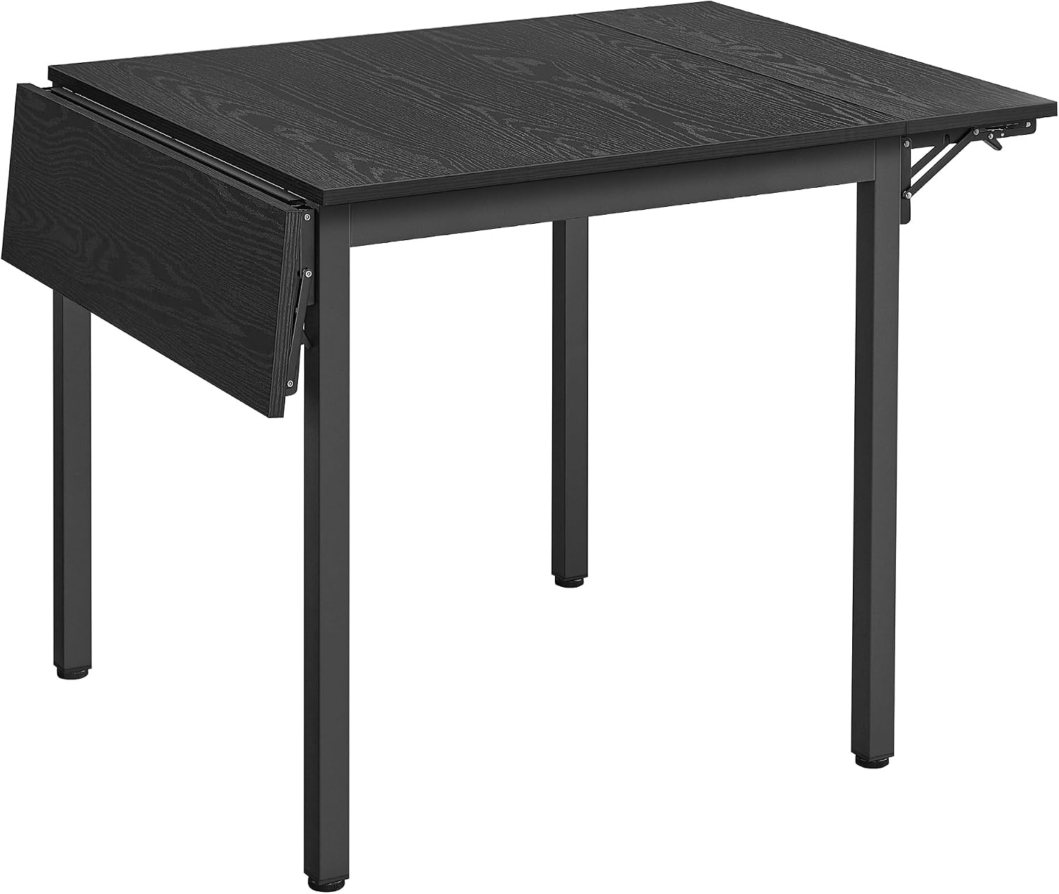 Detalle de VASAGLE BARNET KDT077B03 opklapbare eettafel voor 2-4 personen, zwart