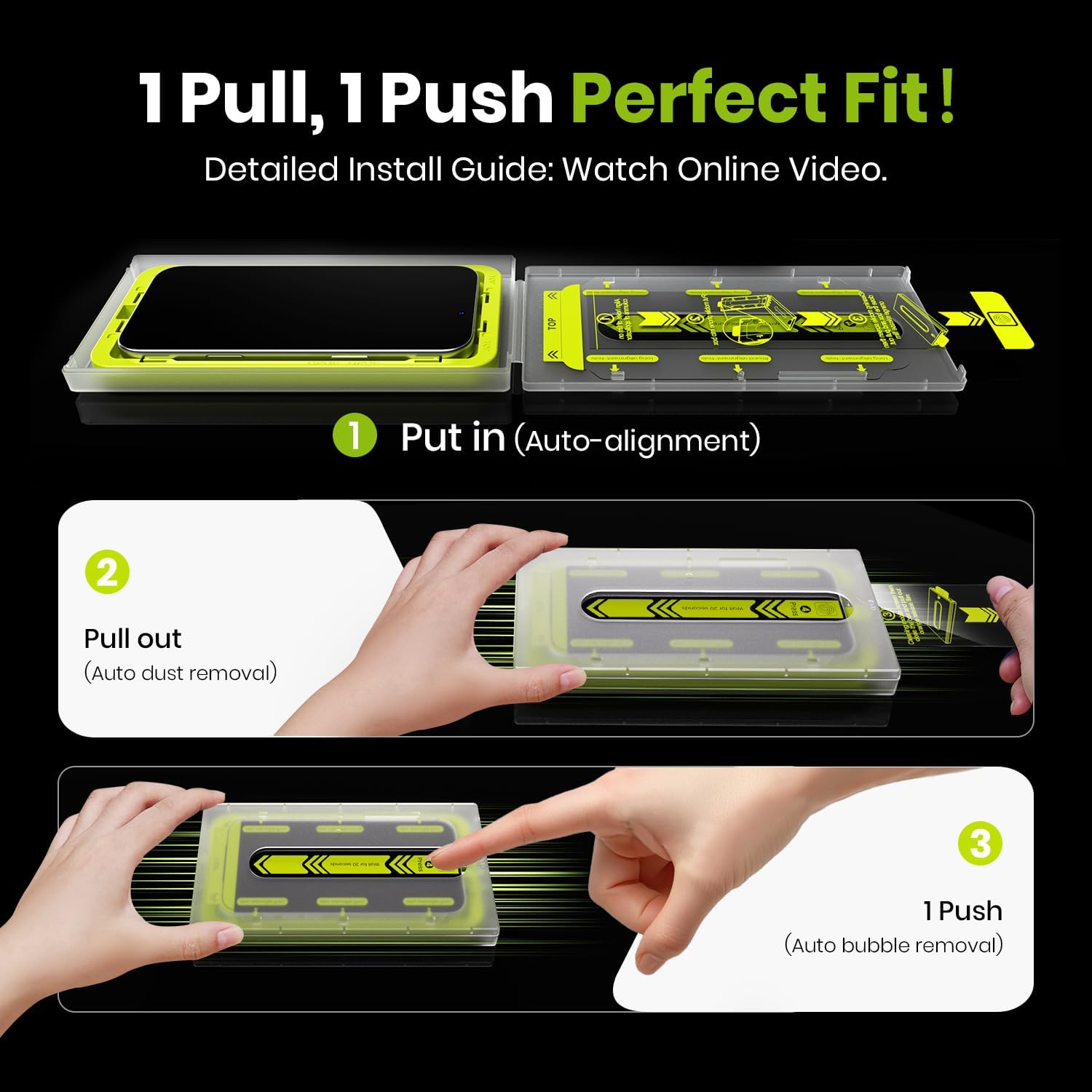 Thumbnail 5 de WSKEN iPhone 17 Pro Max privacy screen protector