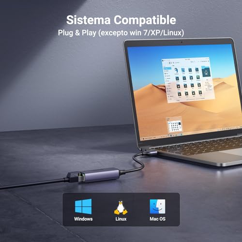 Thumbnail 6 de UGREEN Adaptador de Red USB 3.0 a Ethernet Gigabit 1000Mbps RJ45 LAN
