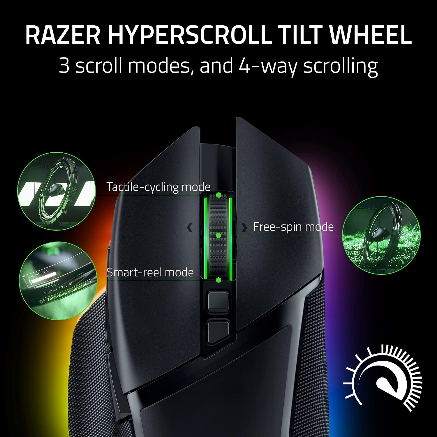 Detalle 2 de Razer Basilisk V3 Pro 30K wireless mouse 🖱