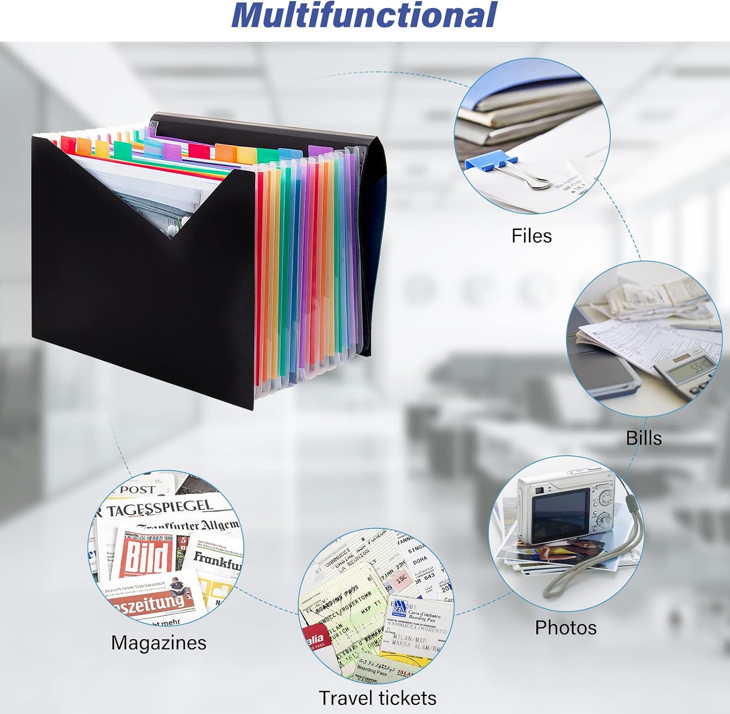 Thumbnail 1 de Accordion Expanding File Organiser
