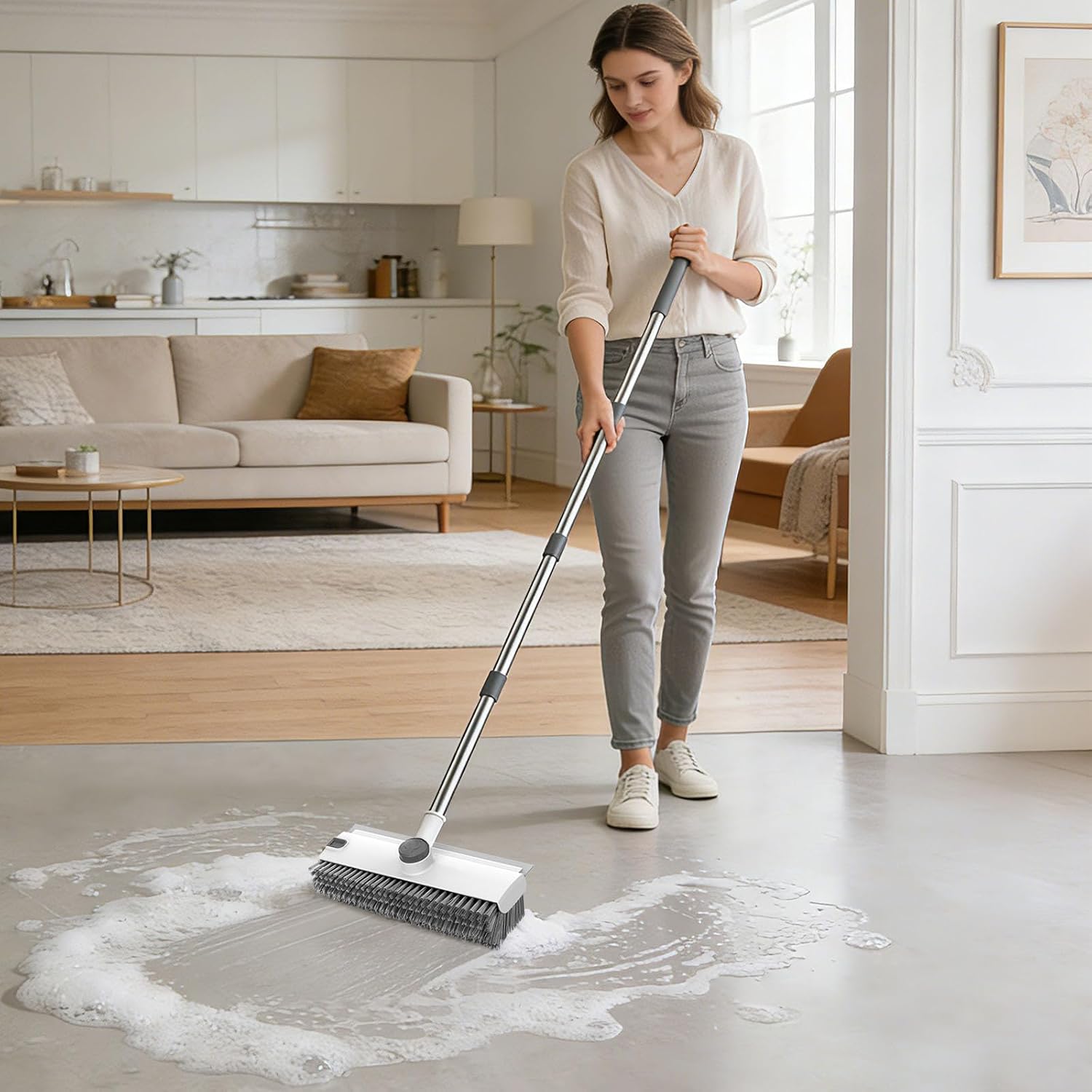 Thumbnail 6 de SetSail k065 3-in-1 Floor Scrub Brush with Adjustable Handle