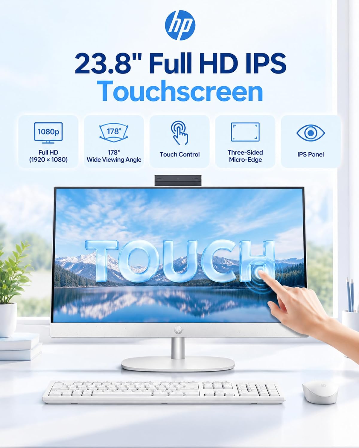 Detalle de HP Touchscreen All-in-One Desktop, 1TB SSD