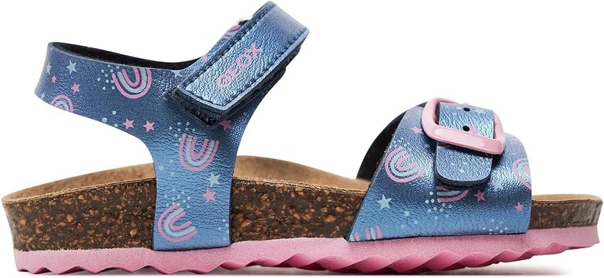 Detalle de Geox B SANDAL CHALKI GIRL sandalia blanca 👡