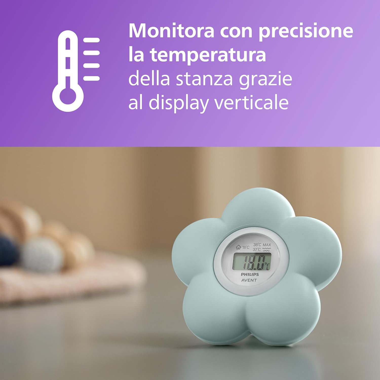 Detalle 1 de Philips Avent SCH480/00 Termometro digitale 160 g