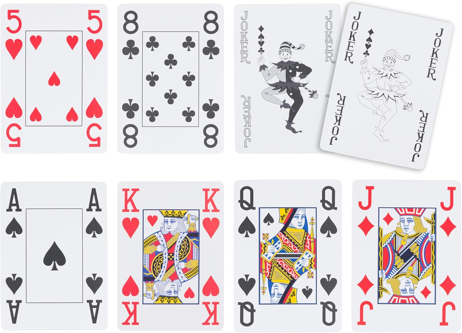 Thumbnail 5 de Black Buffalo Playing Cards – Wasserfeste Pokerkarten aus Kunststoff, Jumbo Index, Doppelpack