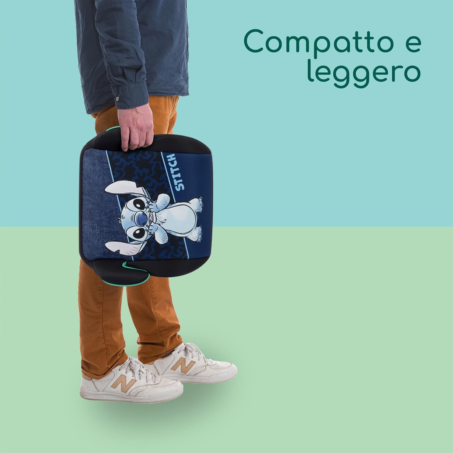 Thumbnail 5 de Bebeconfort Disney Manga i-Safe: Alzatina Auto Stitch, 6–12 Anni (128–150 cm) - Rialzo leggero e imbottito