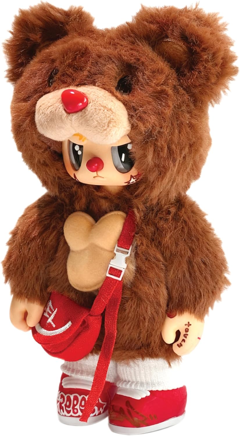 Thumbnail 2 de Rebel Bear Bag Movable Series plush vinyl figure blind box (7-inch) with removable outfits