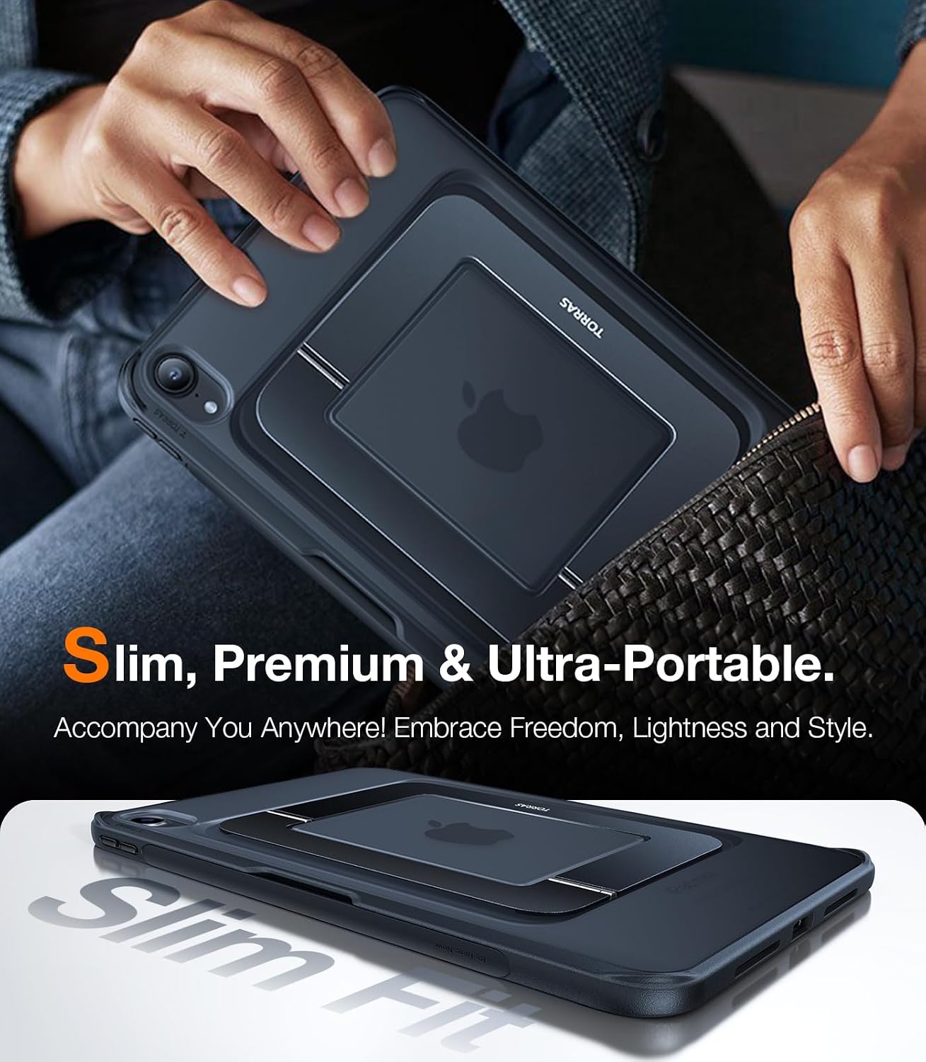 Thumbnail 5 de TORRAS Ostand K1 Guardian iPad Air 11-Inch Case with Dual Stand, Black
