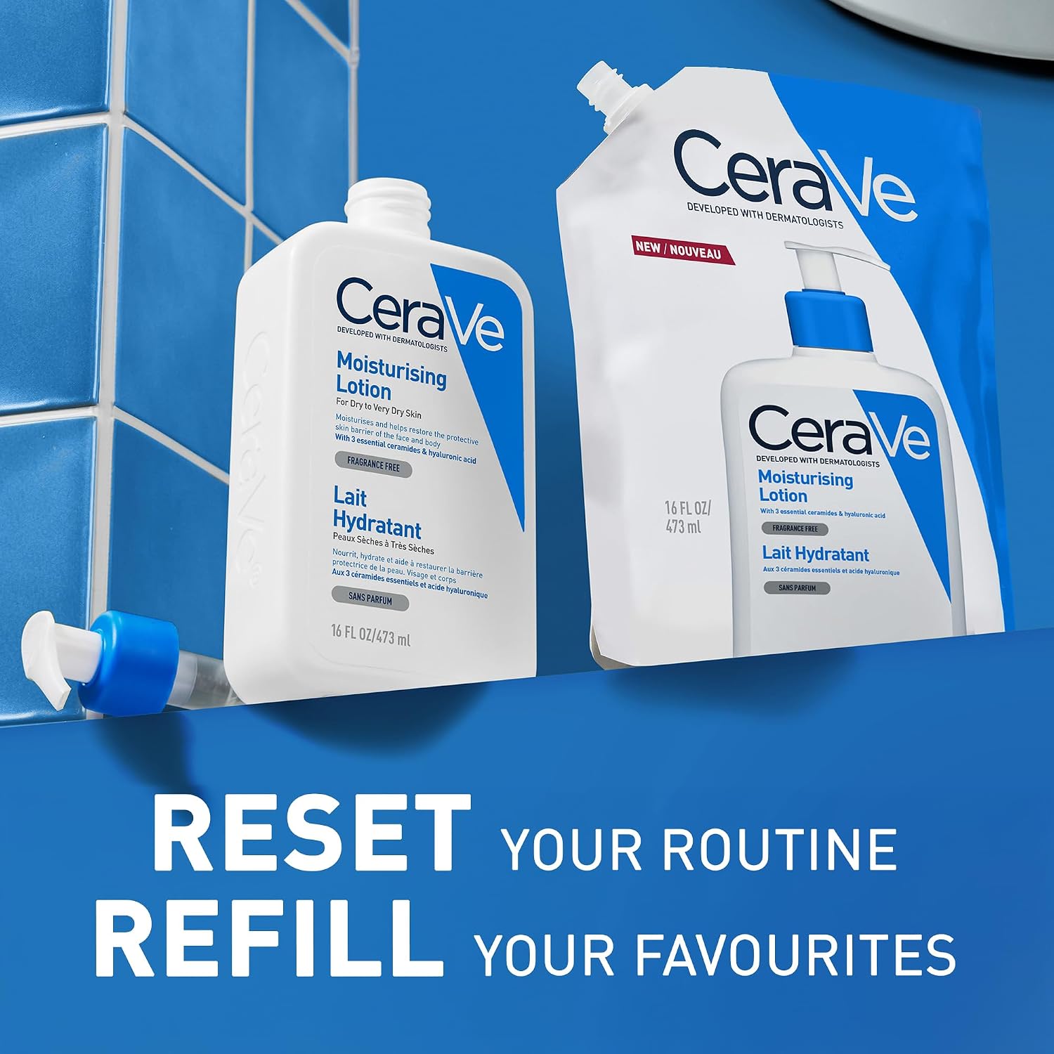 Thumbnail 2 de CeraVe Moisturising Lotion 473ml Refill
