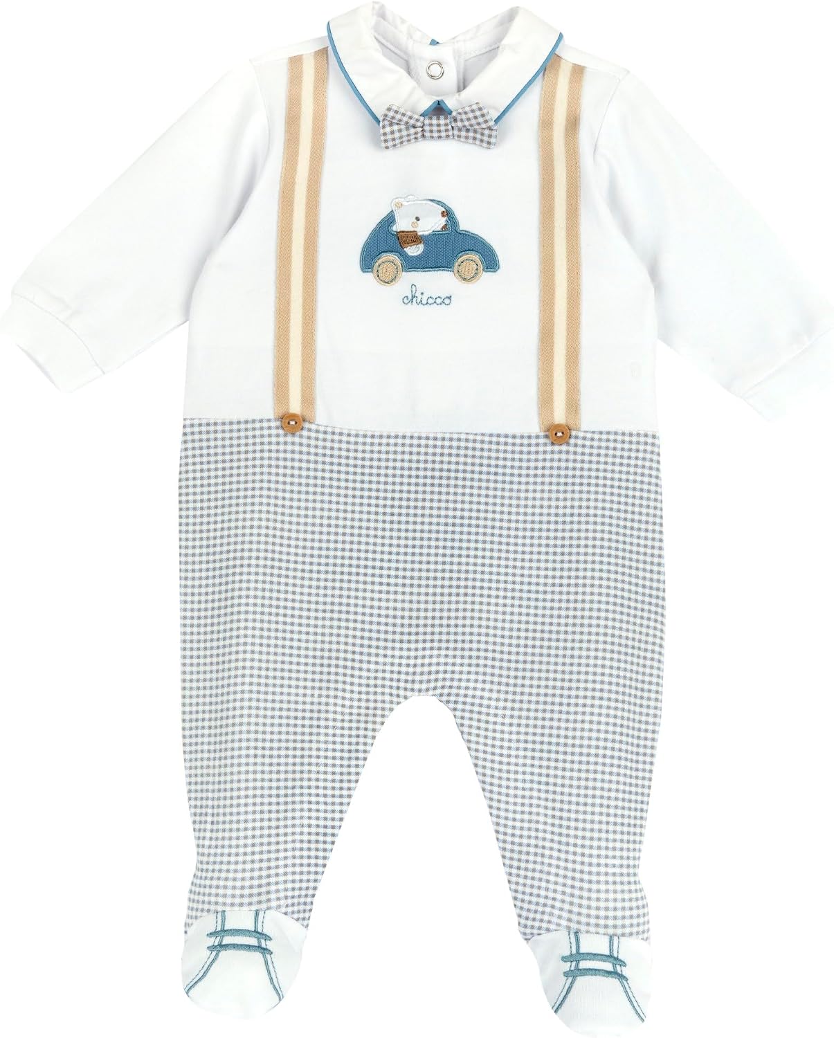 Thumbnail 3 de Chicco Grenouillère Nouveau-né – Body pratique en coton doux avec ouverture par boutons
