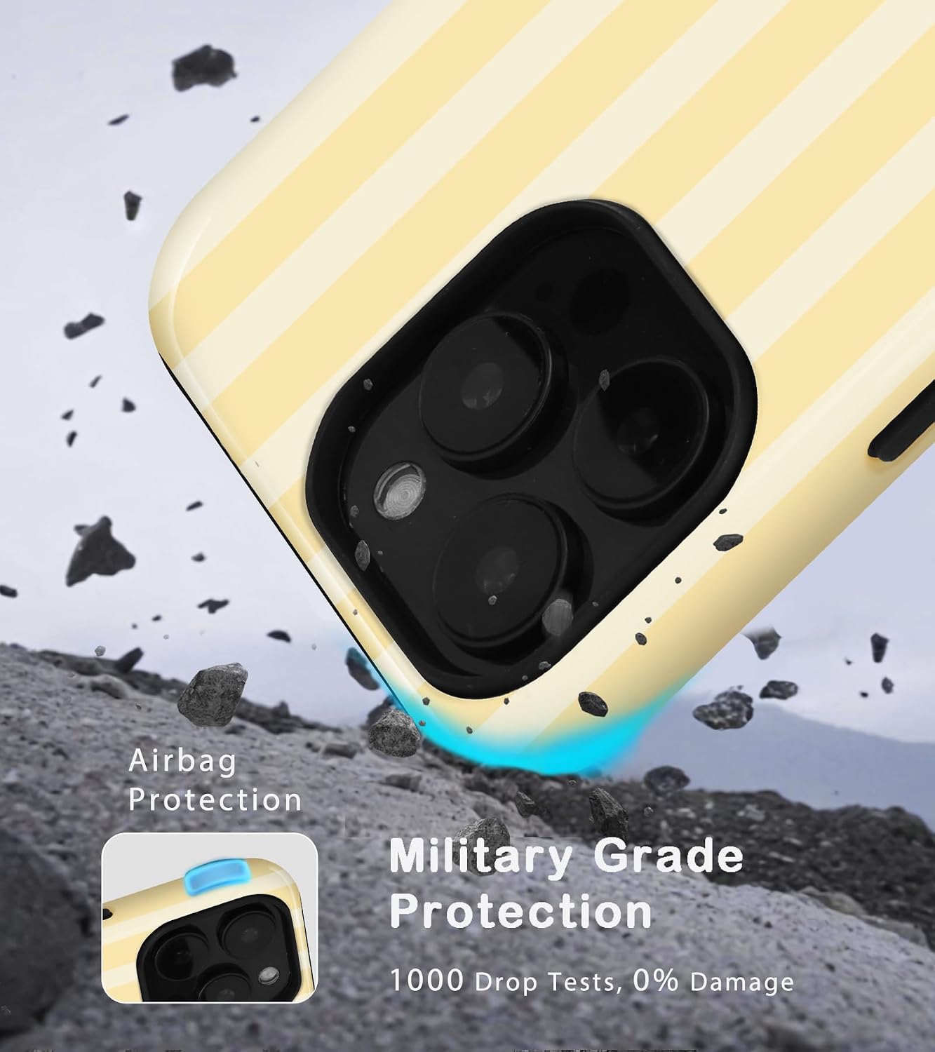 Detalle 1 de Amzfield iPhone 15 Pro case, 6.1-inch
