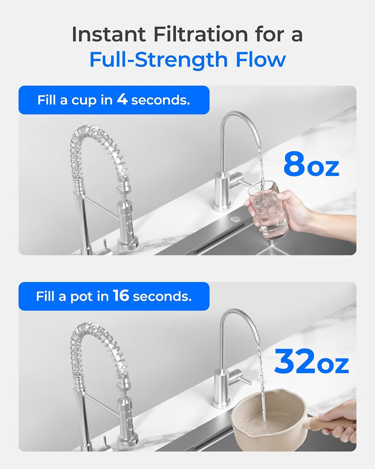 Thumbnail 6 de Waterdrop Under-Sink Water Filter System, 0.01 Micron