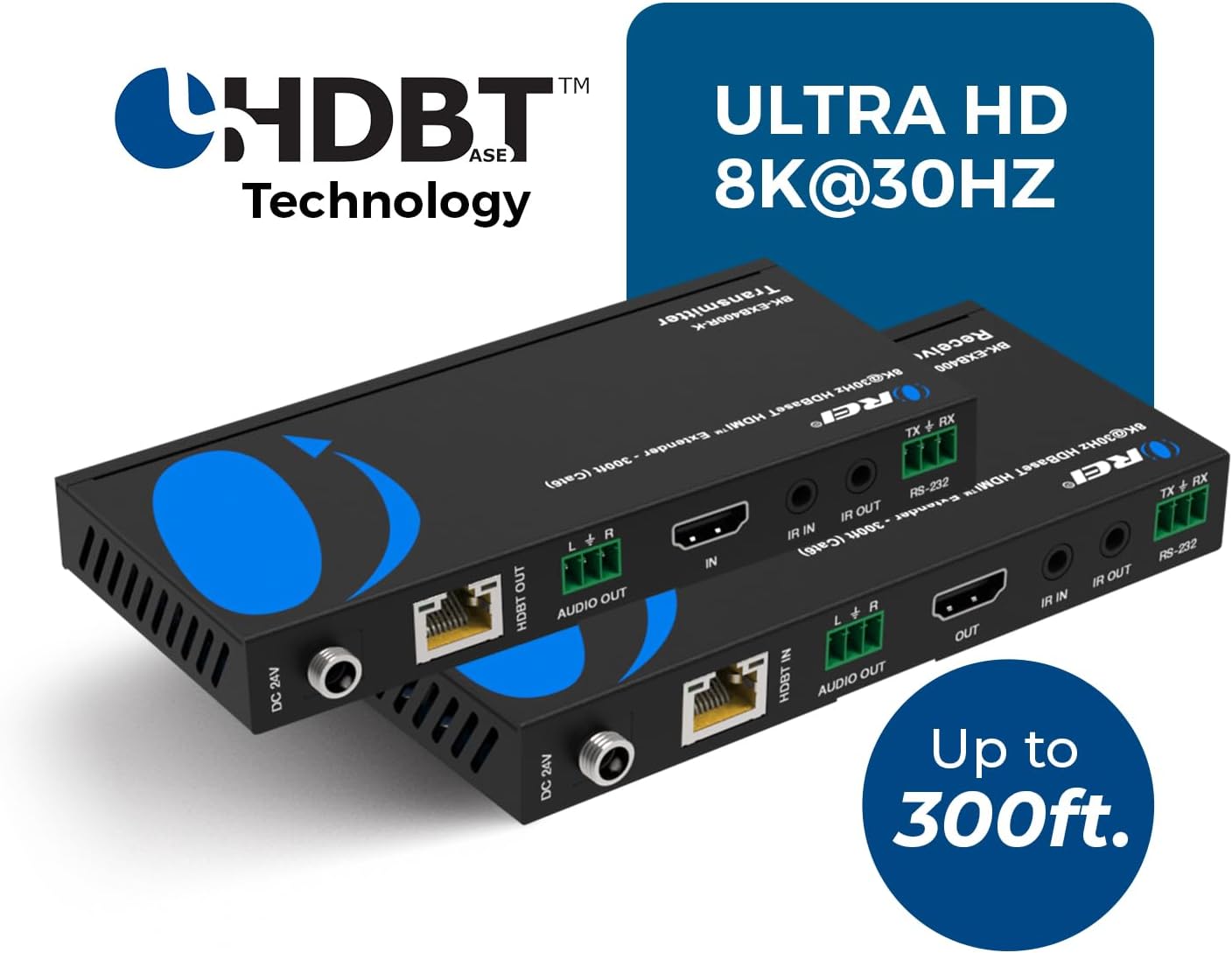 Thumbnail 6 de Orei BK-EXB400R-K HDMI Extender 400 Ft
