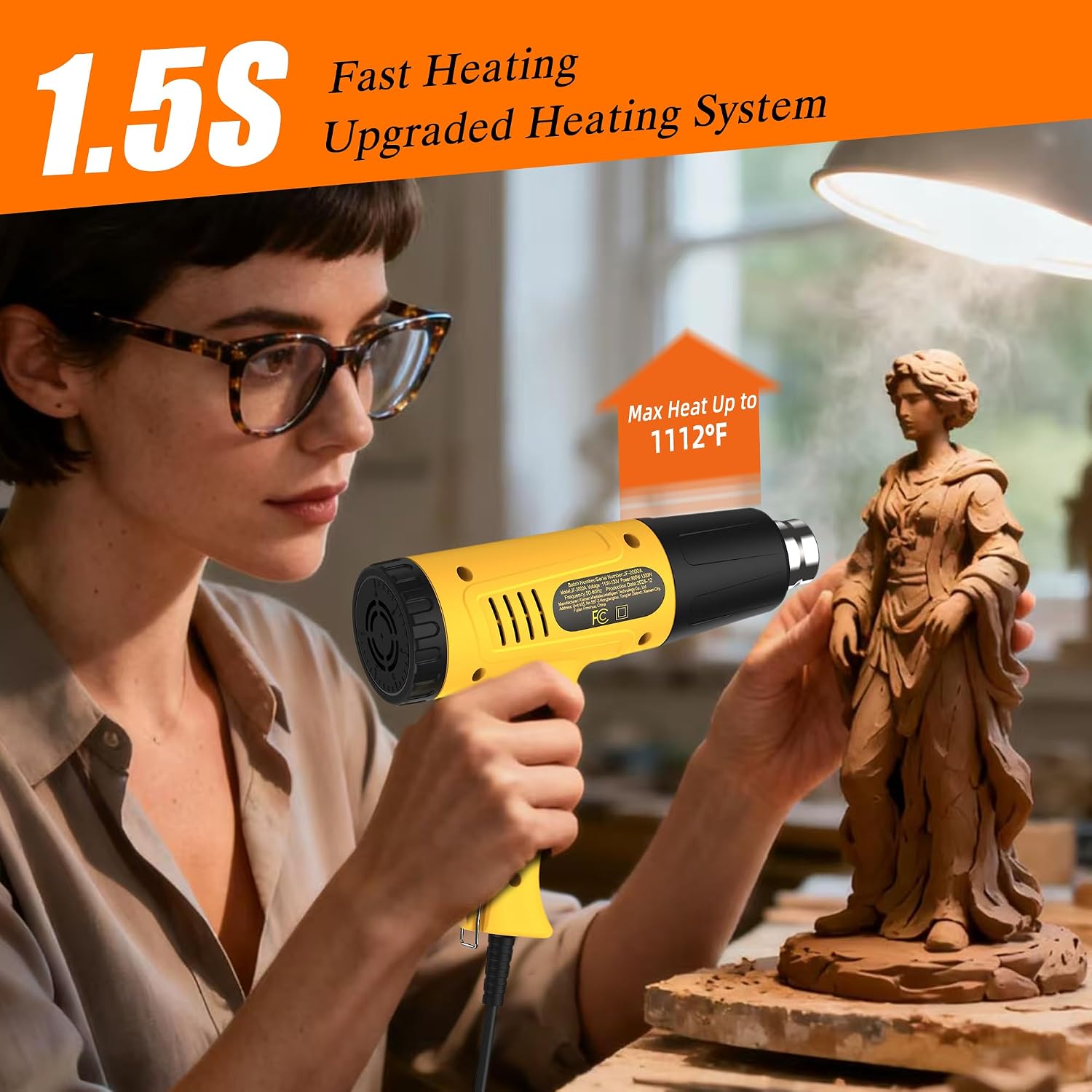 Detalle 1 de Digital Heat Gun 900W