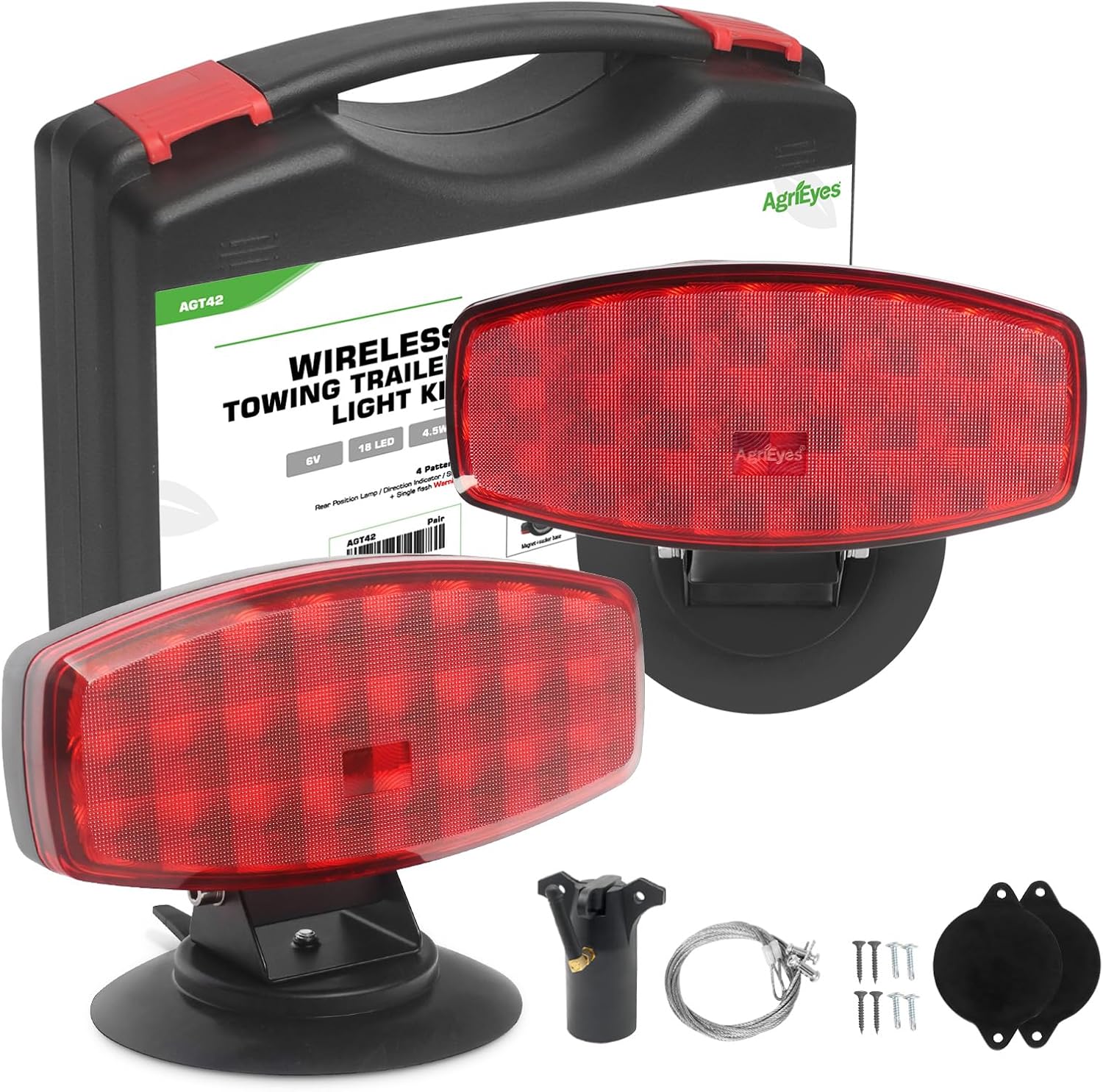 Agrieyes Wireless Trailer Lights with Magnetic Mount 🚚